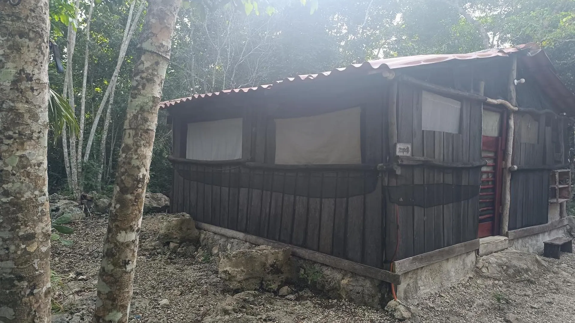 Cabana Zapote En Rancho Los Jaguares Jungle Retreat Tulum Campsite