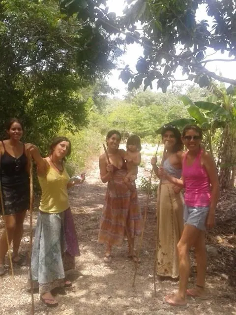 Campsite Cabana Zapote En Rancho Los Jaguares Jungle Retreat Tulum